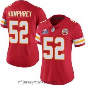 Magnificent Kansas City Chiefs 52 Creed Humphrey Red Vapor Untouchable Limited Stitched Football 2024 Super Bowl LVIII Jersey