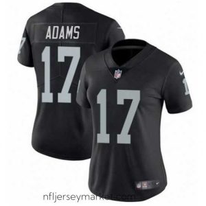 Stunning Las Vegas Raiders 17 Davante Adams Black Vapor Untouchable Limited Stitched Jersey