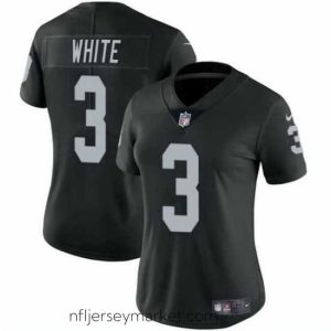 Exquisite Las Vegas Raiders 3 Zamir White Black Vapor Stitched Jersey
