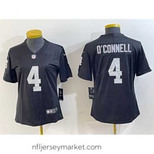 Luxurious Las Vegas Raiders 4 Aidan O Connell Black Vapor Untouchable Limited Stitched Jersey