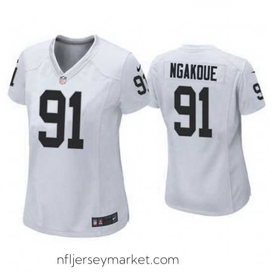 Gorgeous Las Vegas Raiders 91 Yannick Ngakoue Jersey