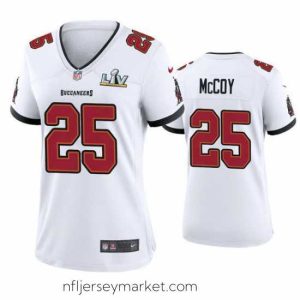 Irresistible Lesean Mccoy Buccaneers White Super Bowl Lv Game Jersey