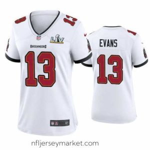 Magnificent Mike Evans Buccaneers White Super Bowl Lv Game Jersey