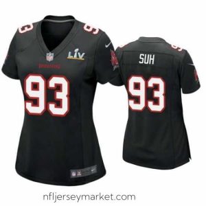 Superb Ndamukong Suh Buccaneers Black Super Bowl Lv Game Fashion Jersey