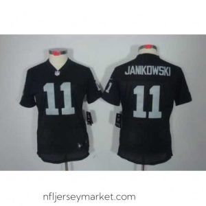 Gorgeous Nike Oakland Raiders #11 Sebastian Janikowski Black[Limited Jerseys]