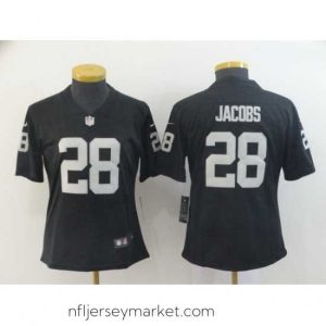 Irresistible Nike Raiders 28 Josh Jacobs Black Vapor Untouchable Limited Jersey