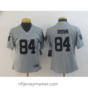 Premium Nike Raiders 84 Antonio Brown Gary Inverted Legend Limited Jersey