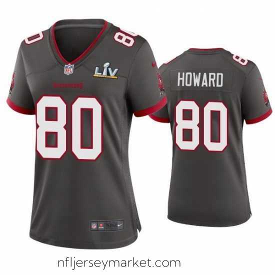 Top notch O.J. Howard Buccaneers Pewter Super Bowl Lv Game Jersey