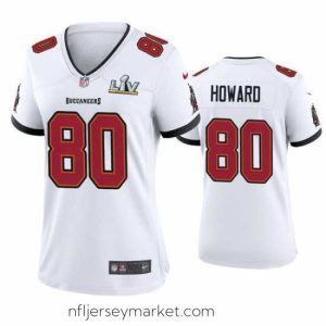 Top notch O.J. Howard Buccaneers White Super Bowl Lv Game Jersey