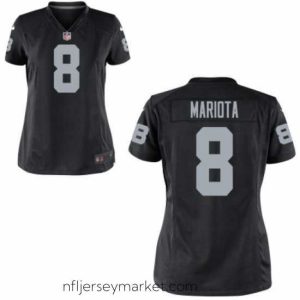 Exquisite Raiders  8 Marcus Mariota Black Vapor Limited Jersey