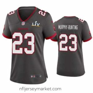 Irresistible Sean Murphy Bunting Buccaneers Pewter Super Bowl Lv Game Jersey