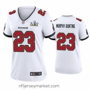 Alluring Sean Murphy Bunting Buccaneers White Super Bowl Lv Game Jersey