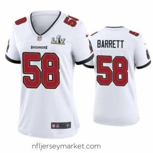 Irresistible Shaquil Barrett Buccaneers White Super Bowl Lv Game Jersey