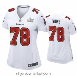 Superb Tristan Wirfs Buccaneers White Super Bowl Lv Game Fashion Jersey