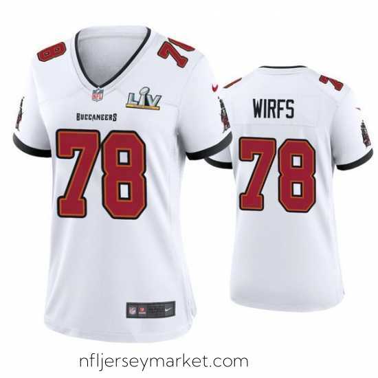 Superb Tristan Wirfs Buccaneers White Super Bowl Lv Game Jersey