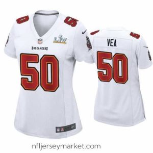 Luxurious Vita Vea Buccaneers White Super Bowl Lv Game Fashion Jersey