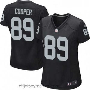 Alluring Womens Nike Oakland Raiders 89 Amari Cooper Game Black Team Color NFL Jersey