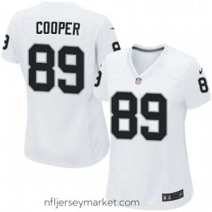 Superb Womens Nike Oakland Raiders 89 Amari Cooper Game White NFL Jersey