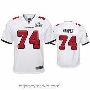 Premium Ali Marpet Buccaneers White Super Bowl Lv Game Jersey