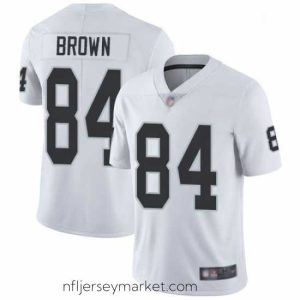 Magnificent Antonio Brown Limited White Road Jersey Oakland Raiders Football 84 Jersey Vapor Untouchabel Jersey