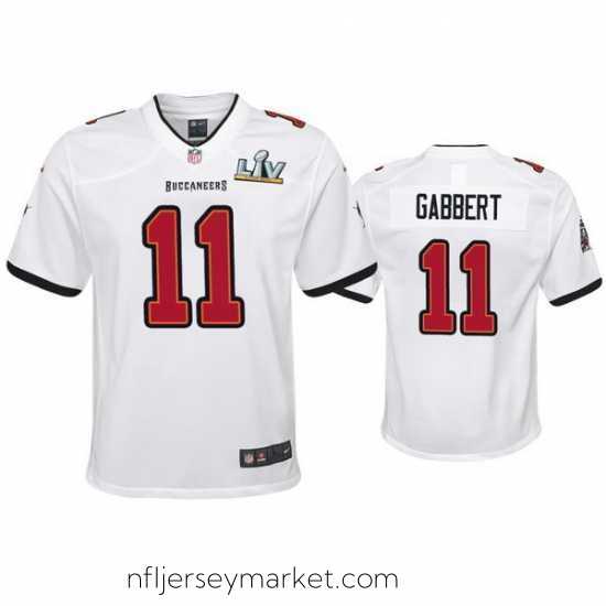 Top notch Blaine Gabbert Buccaneers White Super Bowl Lv Game Jersey