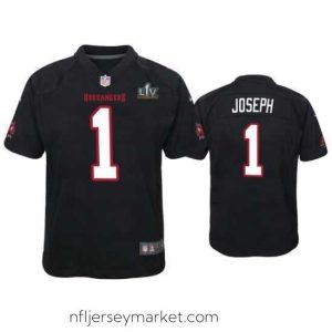 Premium Greg Joseph Buccaneers Black Super Bowl Lv Game Fashion Jersey