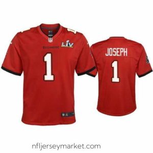Luxurious Greg Joseph Buccaneers Red Super Bowl Lv Game Jersey