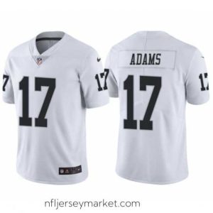 Gorgeous Las Vegas Raiders #17 Davante Adams White Vapor Limited Stitched Jersey