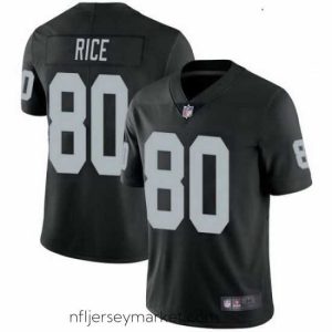 Top notch Las Vegas Raiders 80 Jerry Rice Black Limited Team Color Vapor Untouchable Jersey