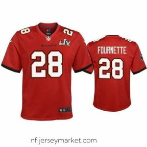 Irresistible Leonard Fournette Buccaneers Red Super Bowl Lv Game Jersey