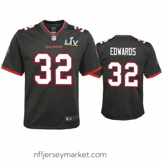 Irresistible Mike Edwards Buccaneers Pewter Super Bowl Lv Game Jersey