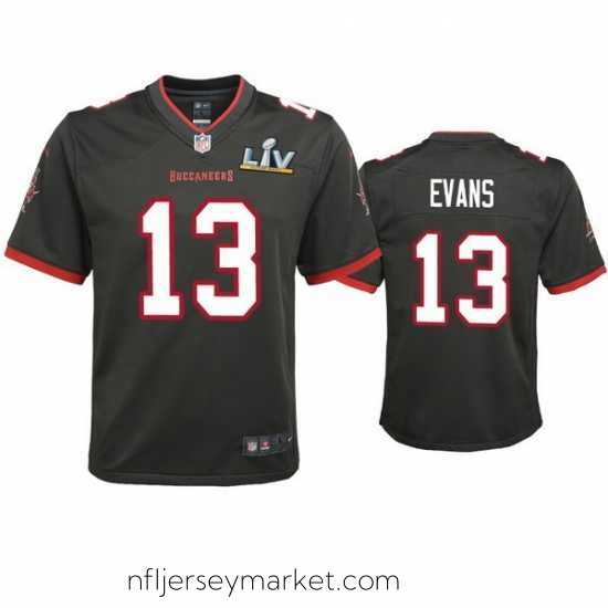 Premium Mike Evans Buccaneers Pewter Super Bowl Lv Game Jersey