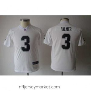 Irresistible NFL Nike Oakland Raiders 3# Carson Palmer White Jerseys