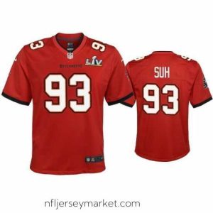 Superb Ndamukong Suh Buccaneers Red Super Bowl Lv Game Jersey