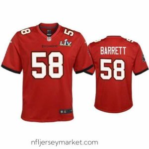 Superb Shaquil Barrett Buccaneers Red Super Bowl Lv Game Jersey