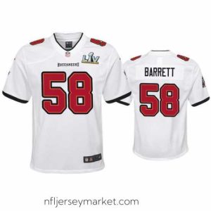 Stunning Shaquil Barrett Buccaneers White Super Bowl Lv Game Jersey