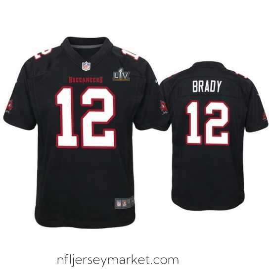 Luxurious Tom Brady Buccaneers Black Super Bowl Lv Game Fashion Jersey