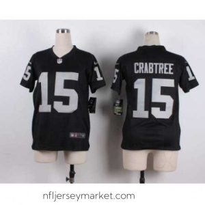 Magnificent nike nfl jerseys oakland raiders 15 crabtree black[nike][crabtree]