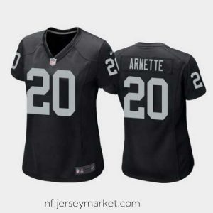 Magnificent damon arnette las vegas raiders black game jersey
